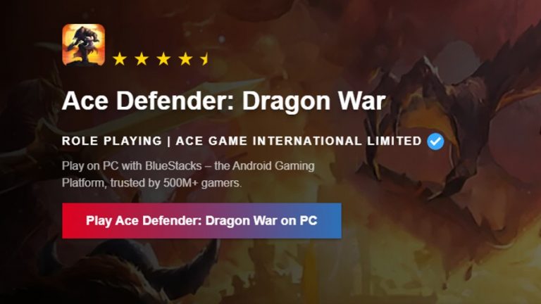 Download and Play Ace Defender Dragon War on PC May 2025 - Pillar Of Gaming