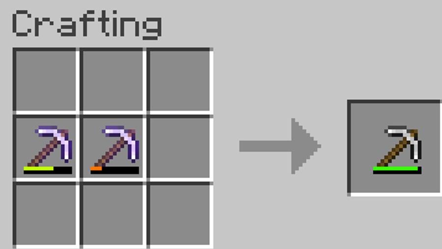 2 items Repair Minecraft 