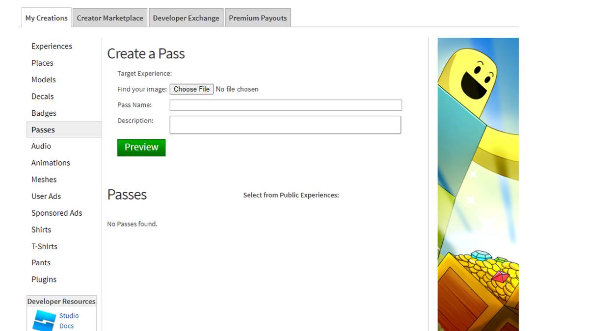 How to make a game pass on Roblox Pillar Of Gaming