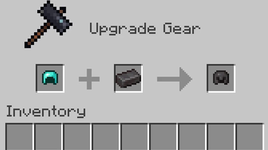 Netherite Helmet in Minecraft