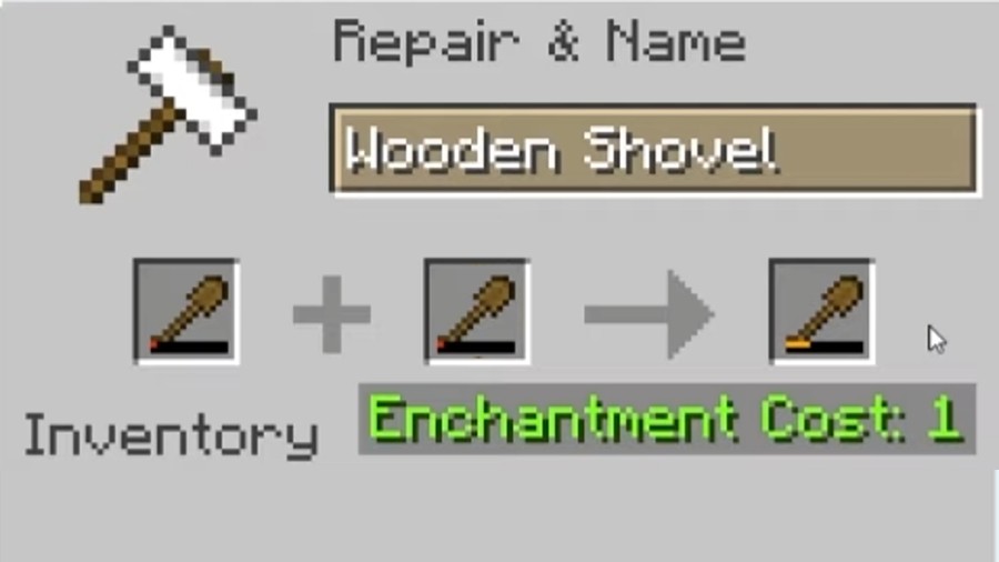 crafting two items of the same type together Minecraft