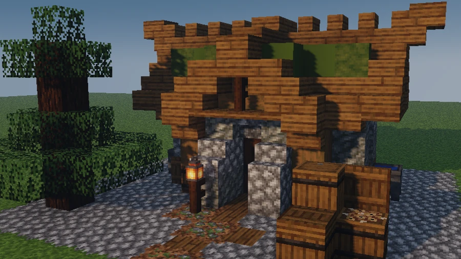 Medieval Hut Minecraft