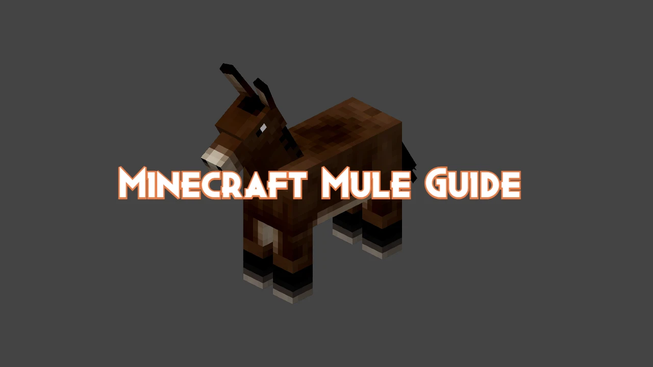 Minecraft Mule Guide Drops, Behavior and Attacks Pillar Of Gaming