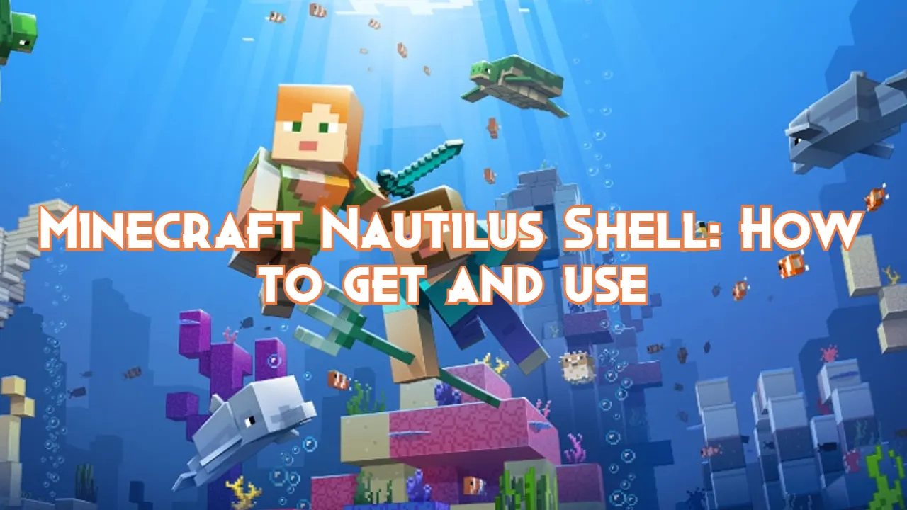 Minecraft Nautilus Shell How to get and use Pillar Of Gaming