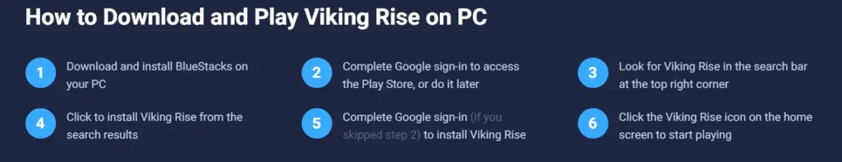 Steps to Download Viking Rise