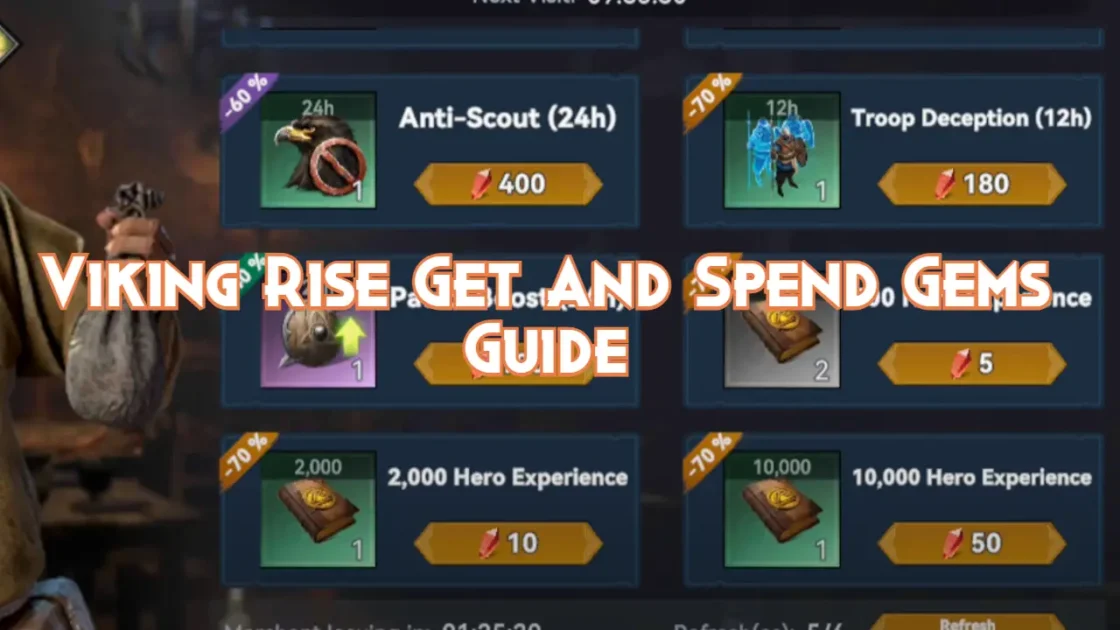 Viking Rise Get And Spend Gems Guide